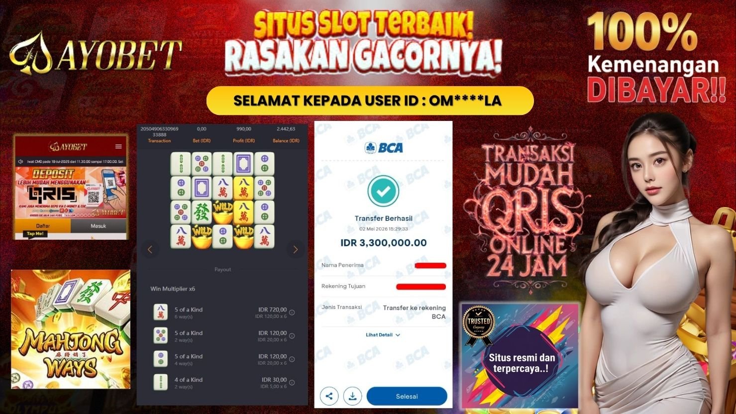 AYOBET JACKPOT SLOT MAHJONG WAYS